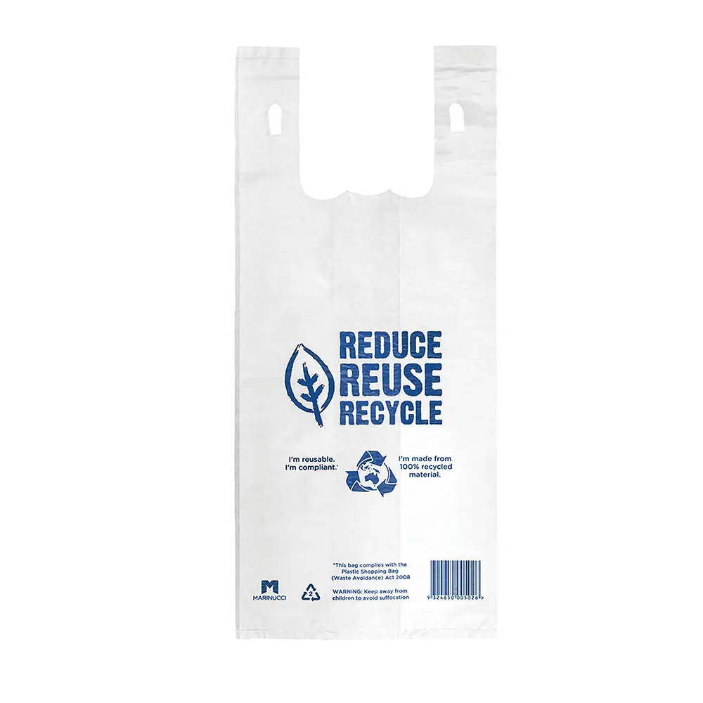Small White Re-Useable Carry Bag