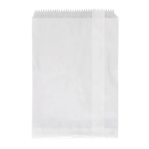 [03-FW02] 2F Flat Paper Bag White