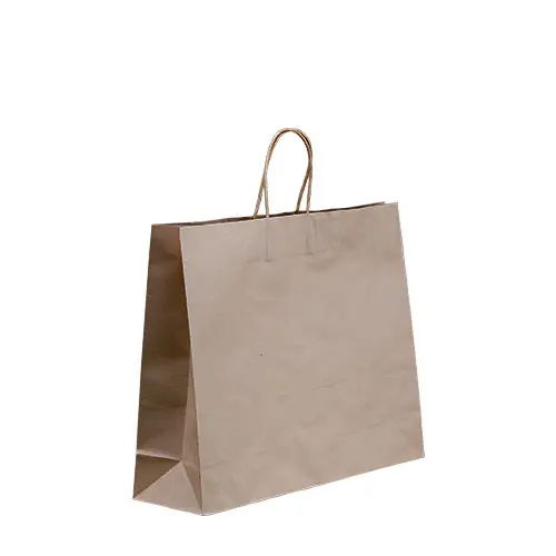 [BKPT400-F] Boutique Brown Twisted Handle Bag