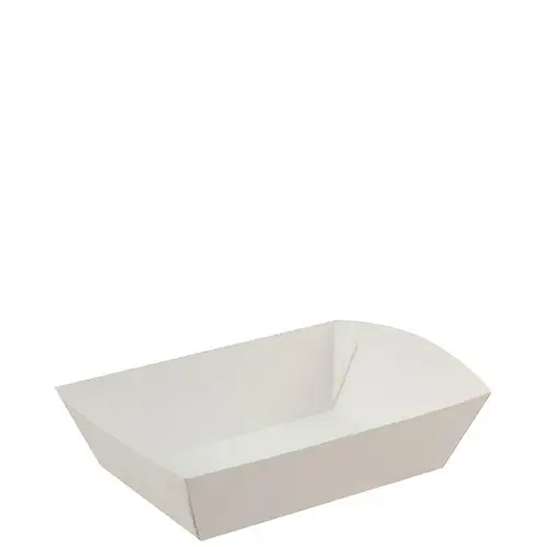 [C-SB0230] Food Tray White Small